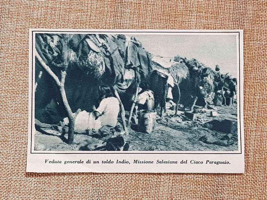 Paraguay negli anni 30 Toldo Indio nella Missione Salesiana del …