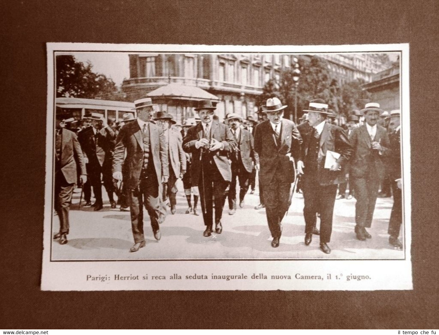 Parigi 1 giugno 1924 Herriot si reca alal seduta inaugurale …