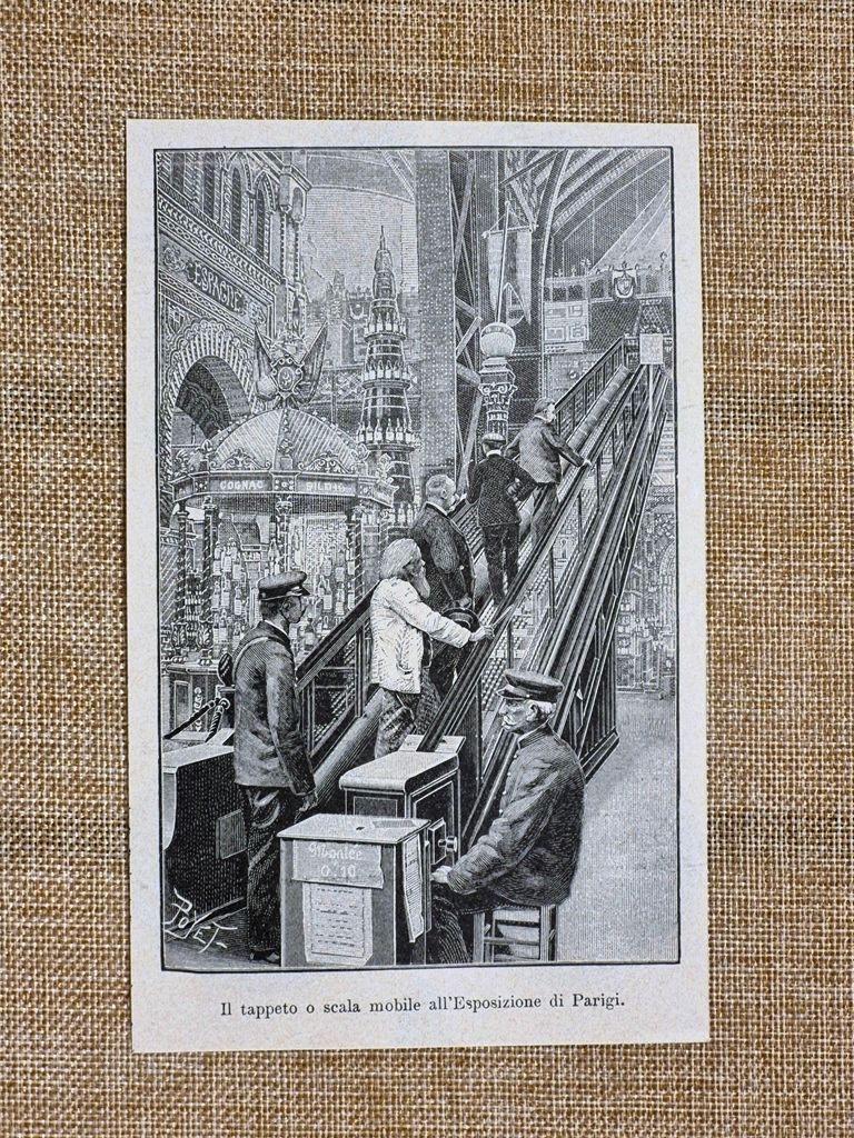 Parigi 1900 Esposizione Universale Scala Mobile Schmidt Silsbee Rue de …