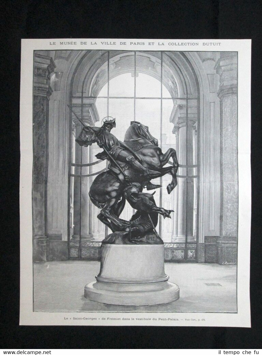 Parigi e la collezione Dutuit: San Giorgio di Fremet Stampa …