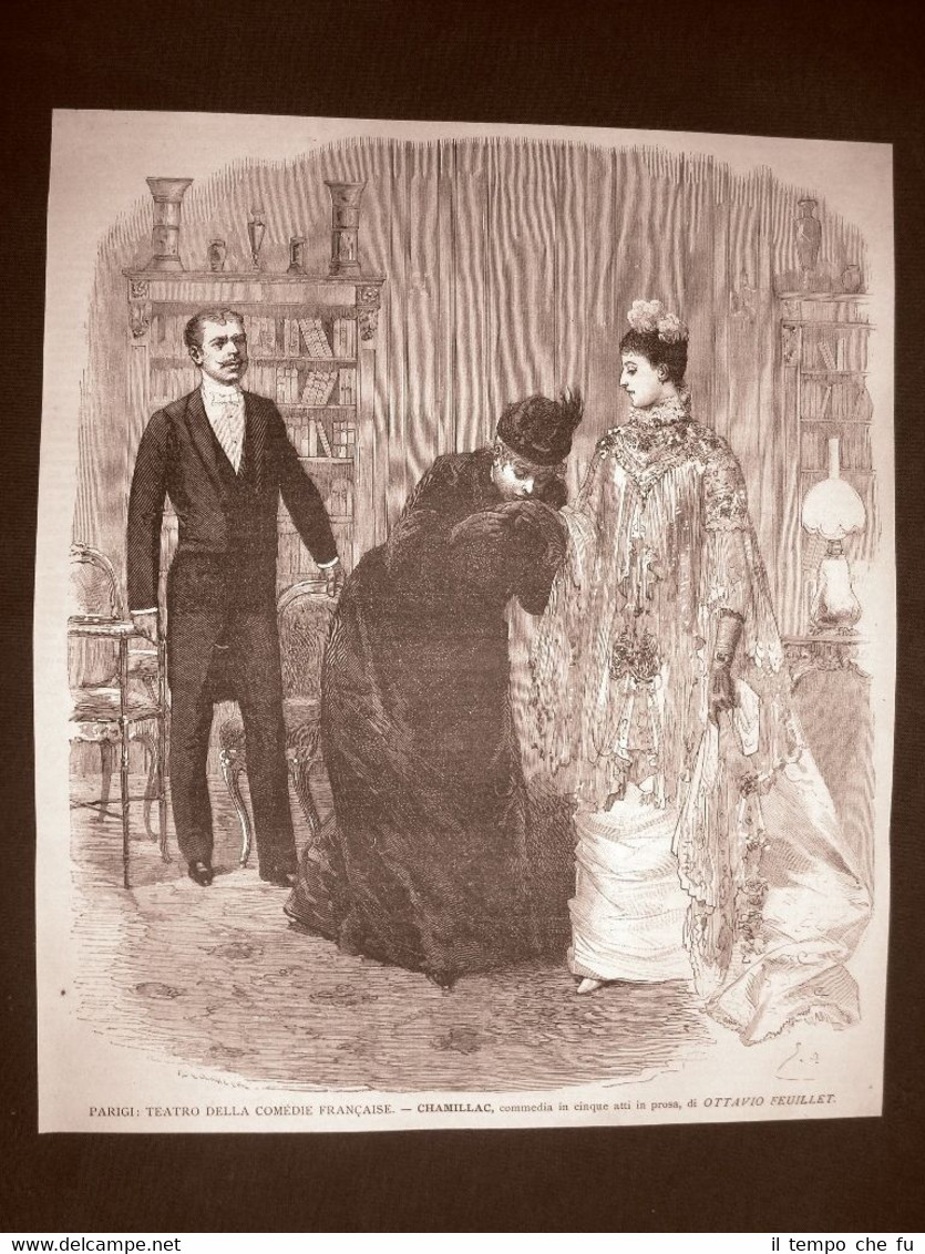 Parigi nel 1886 Teatro della comédie francaise Chamillac Opera di …