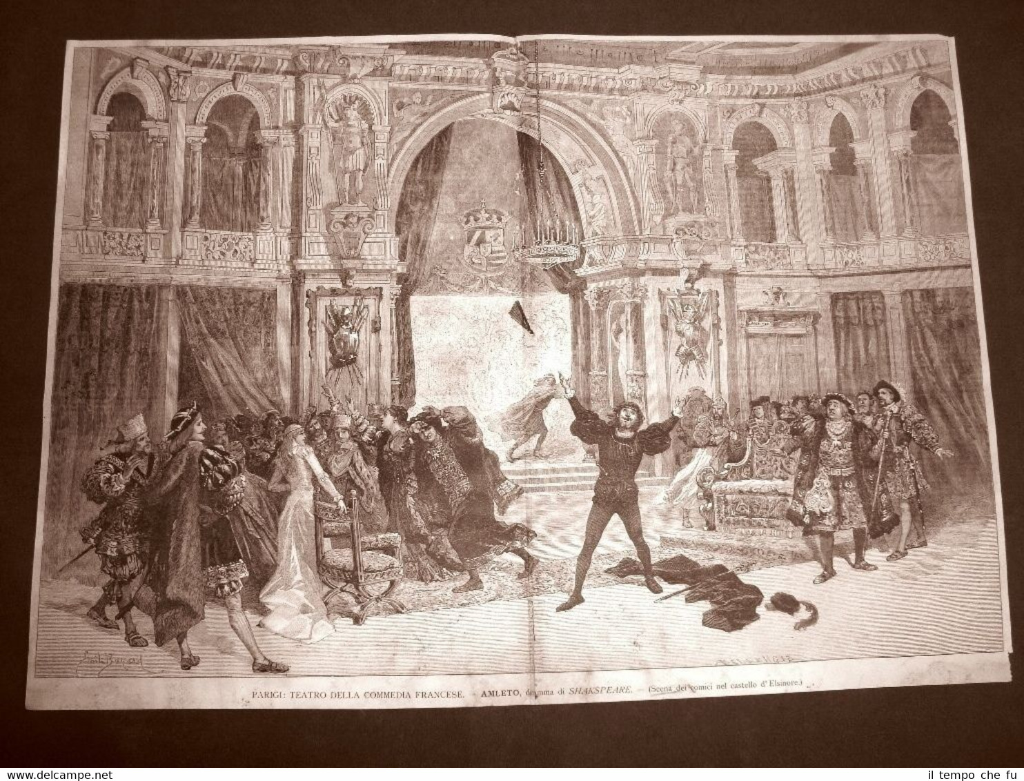 Parigi nel 1886 Teatro della commedia francese Amleto Opera di …