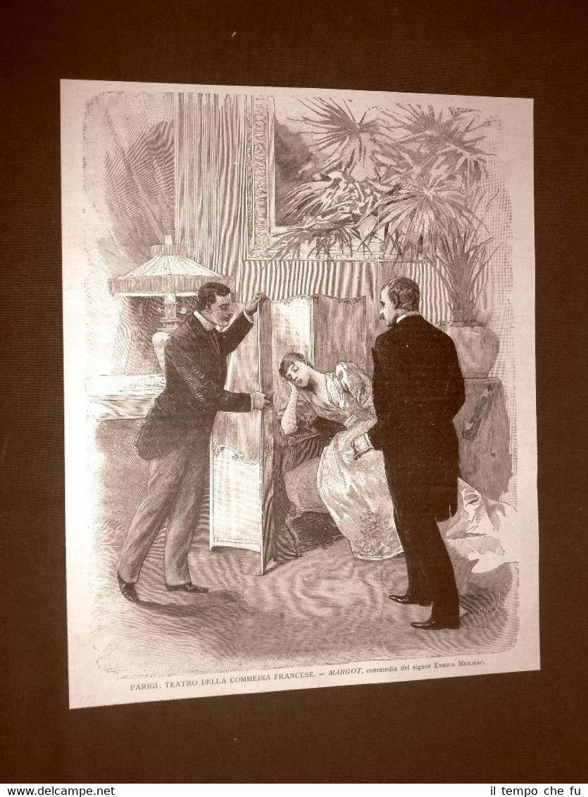 Parigi nel 1890 Teatro della Commedia Francese Margot Opera di …