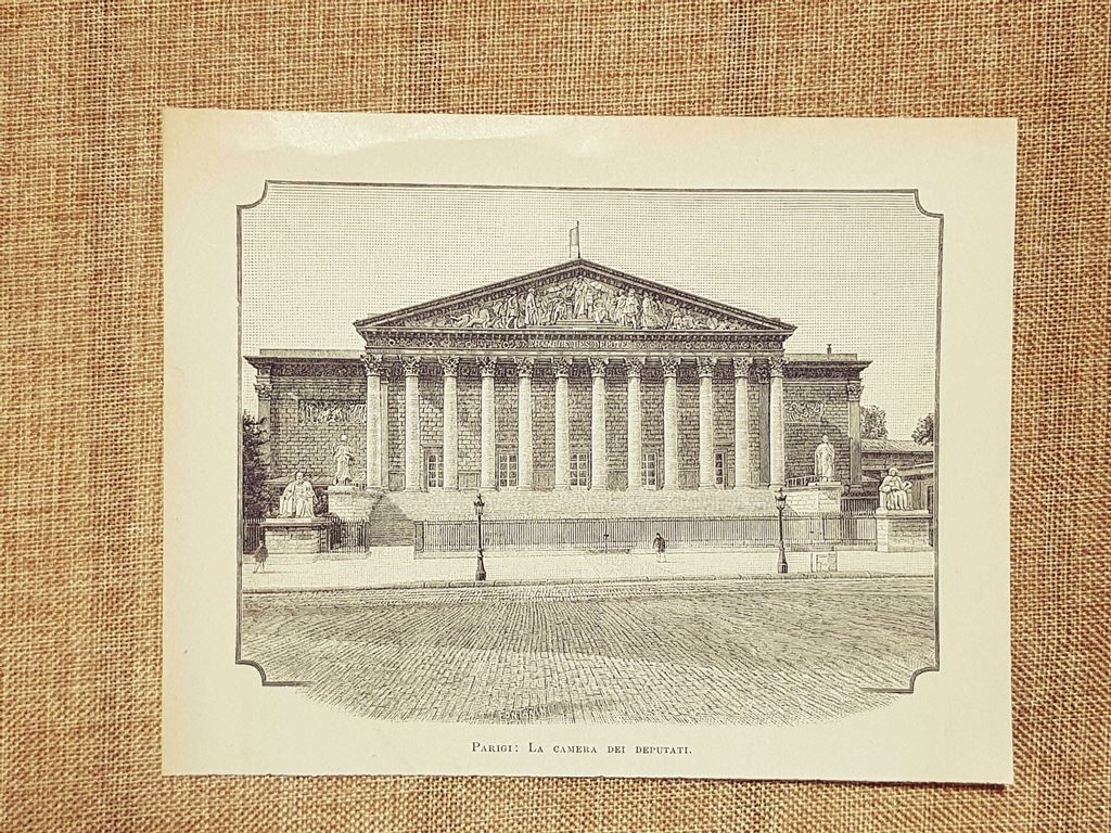 Parigi nel 1898 La Camera dei Deputati Francia