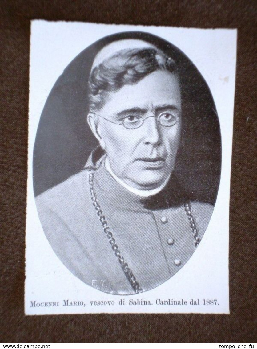 Partecipante Conclave del 1903 Papa Pio X Cardinale Mocenni Mario