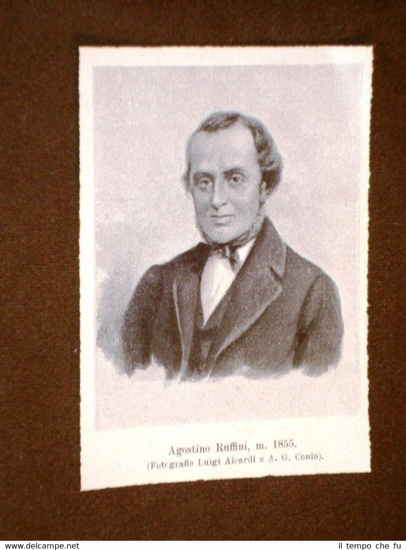 Patriota e Deputato del Piemonte Agostino Ruffini