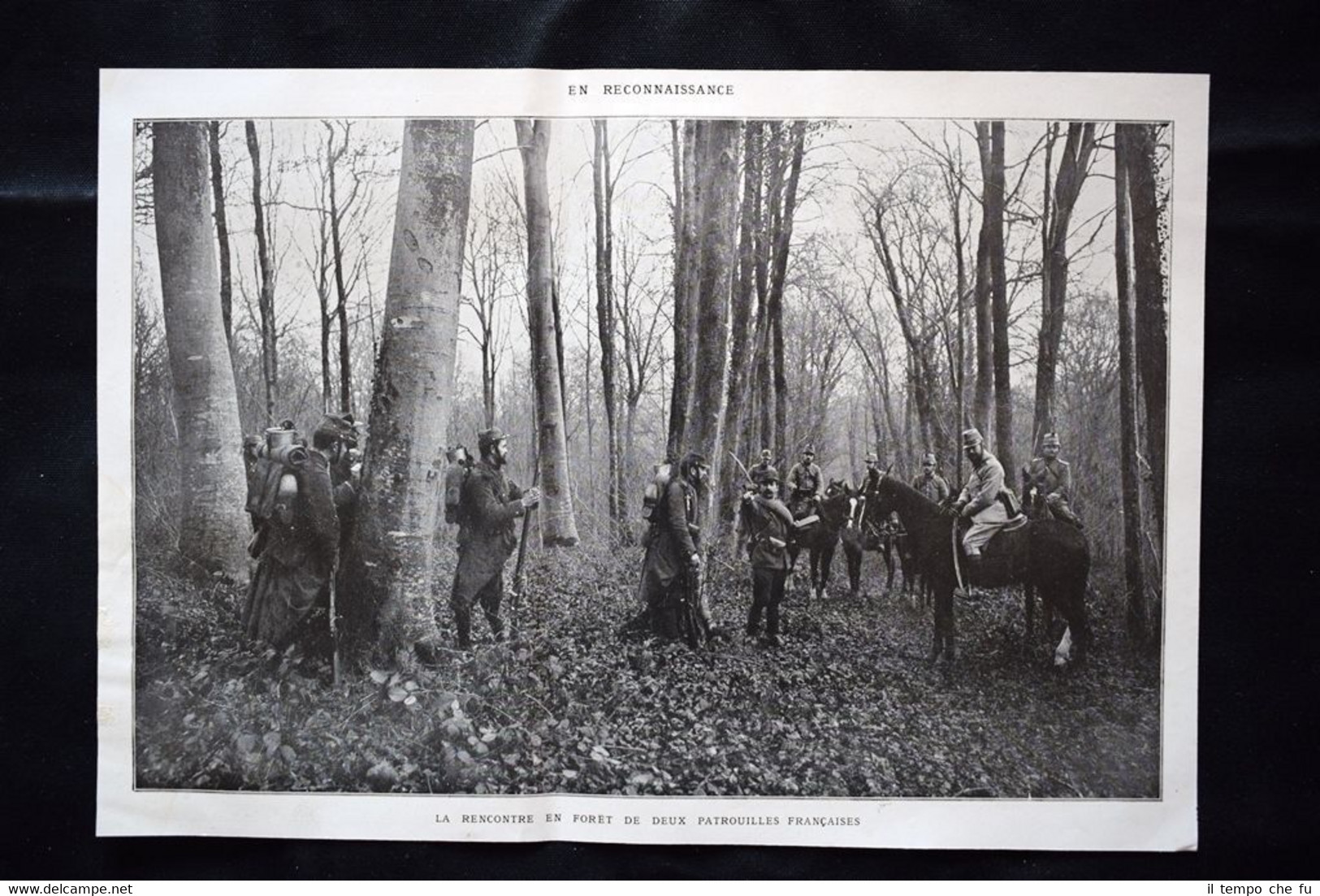 Patrouilles francaises La vie en campagne WW1 Guerra 1914 - …