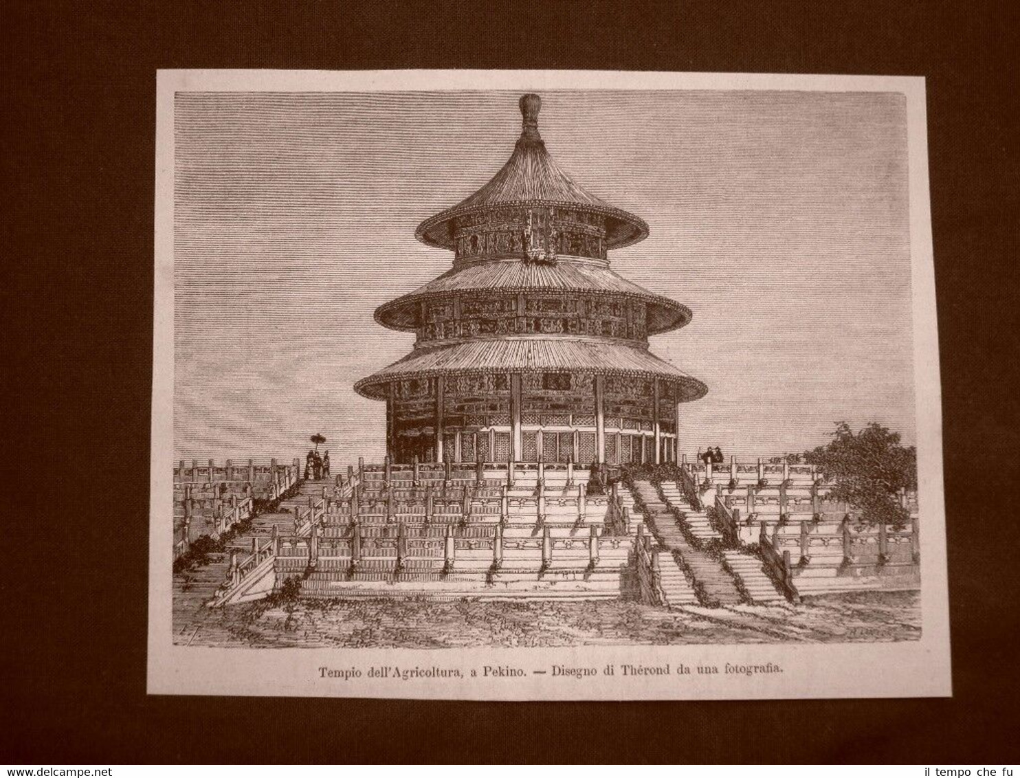 Pechino nel 1863 Il Tempio dell'agricoltura Cina