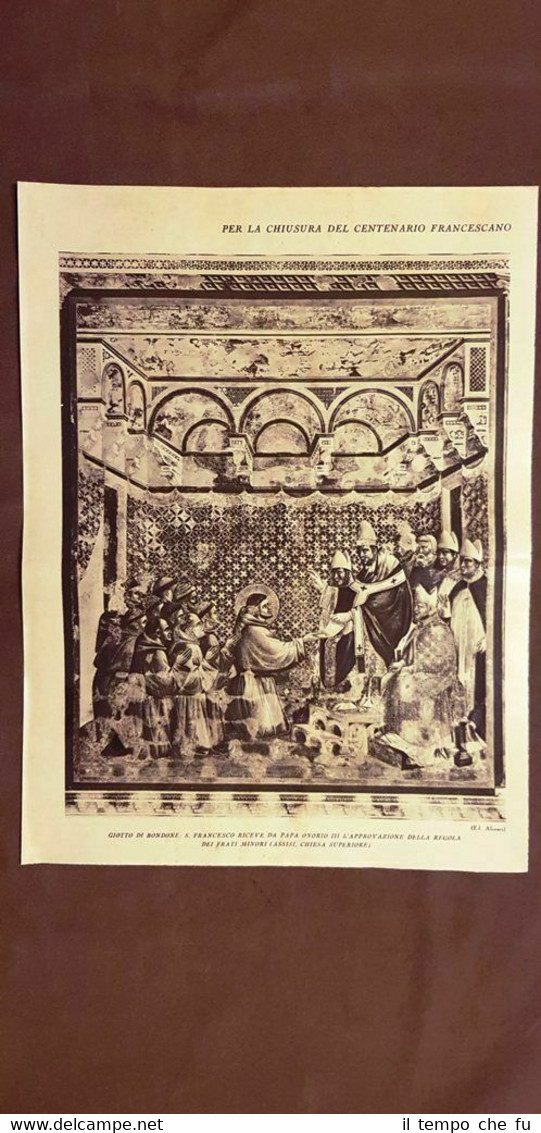 Per il centenario di San Francesco 1926 Giotto di Bondone …