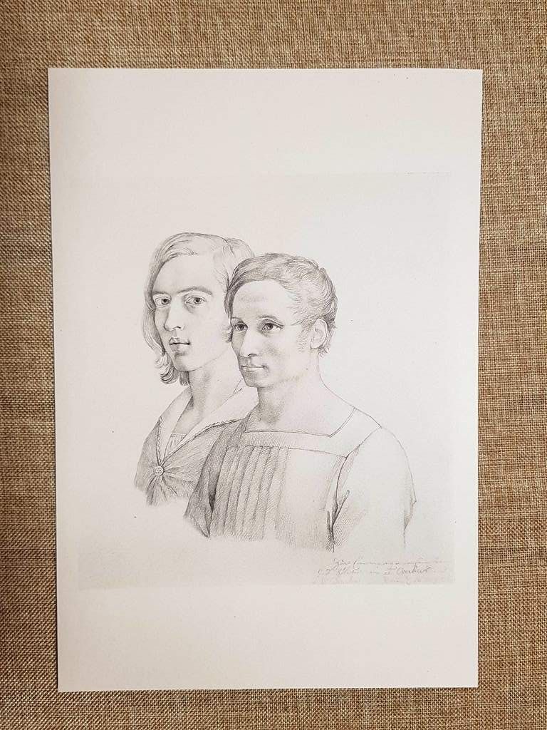 Peter von Cornelius Pittore Nazareni Affreschi Faust Nibelunghi Incisione 1888