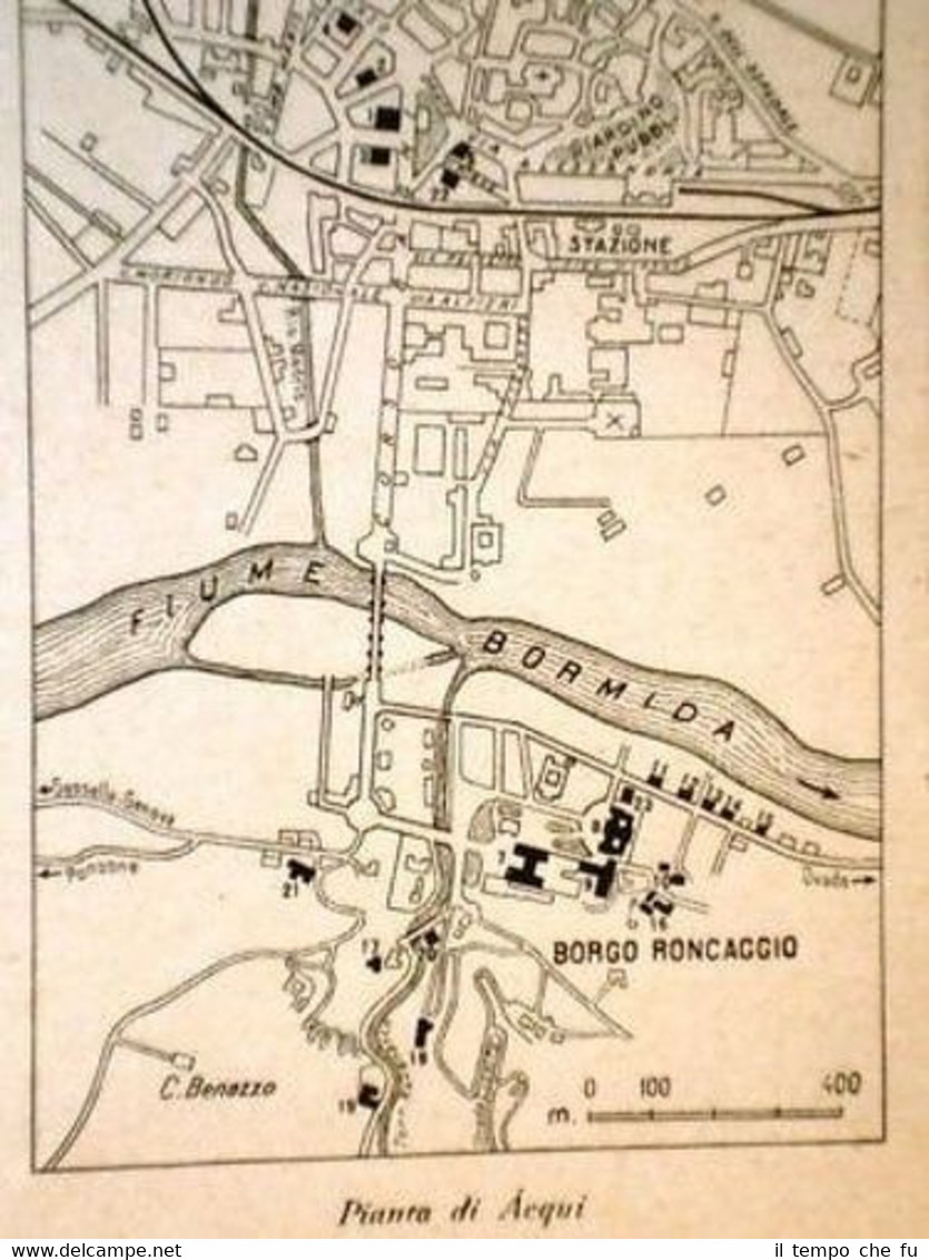 Piantina di Acqui Terme o Àich + Foto Agliano d'Asti