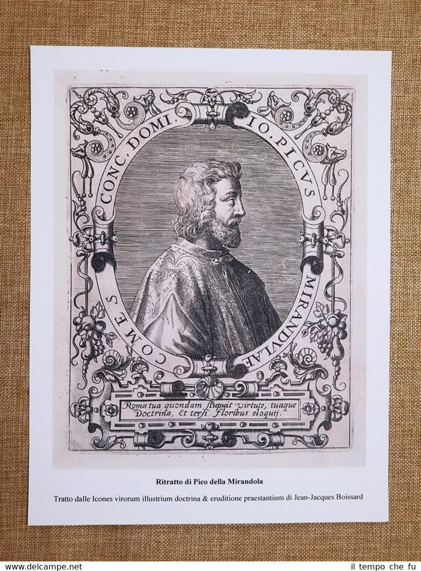 Pico della Mirandola 1463 – 1494 Umanista e filosofo Jean …