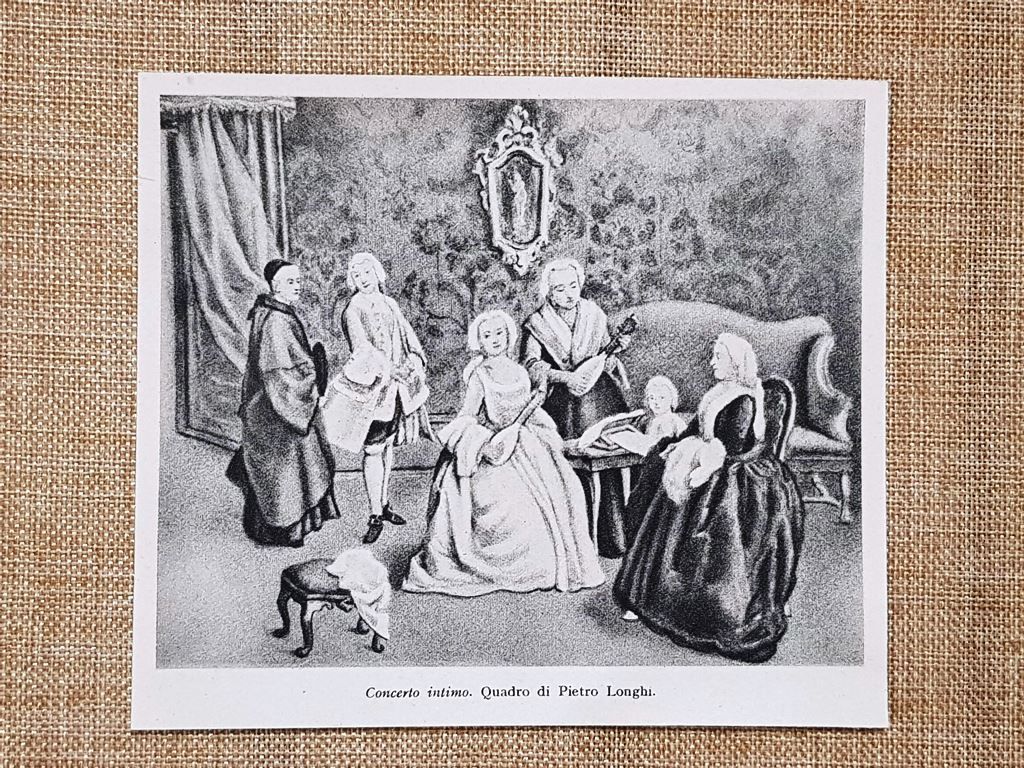 Pietro Longhi Il Concertino Venezia XVIII Sec. Pinacoteca Brera Stampa …