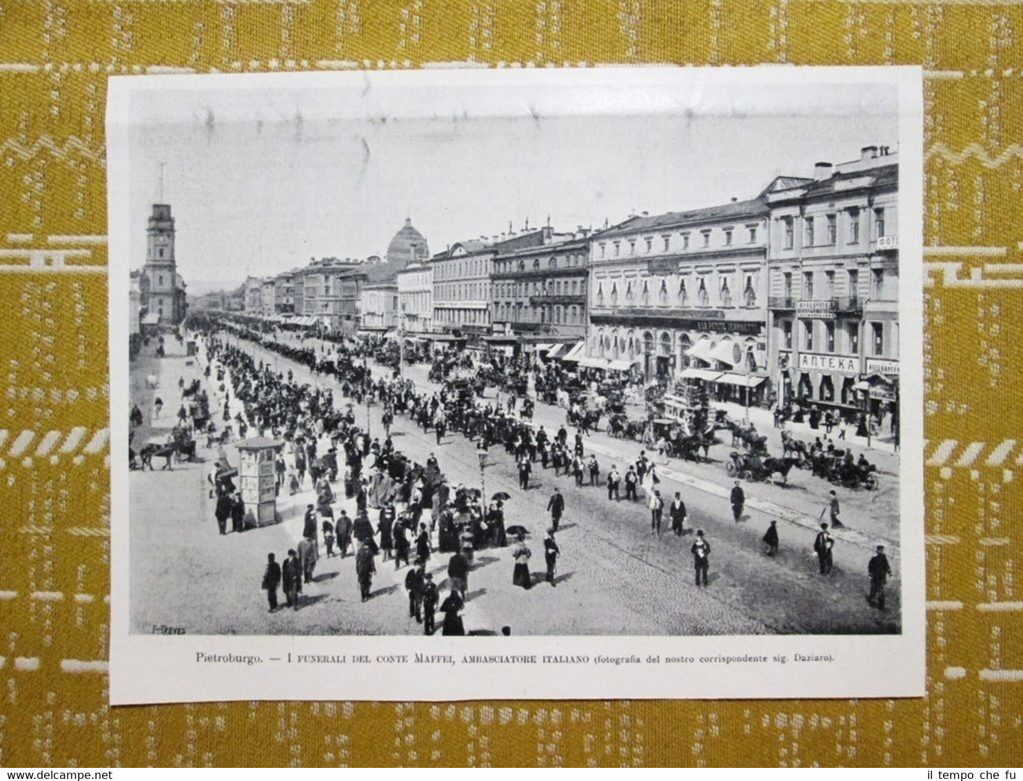 Pietroburgo nel 1897: Il funerale del conte Maffei, ambasciatore d'Italia
