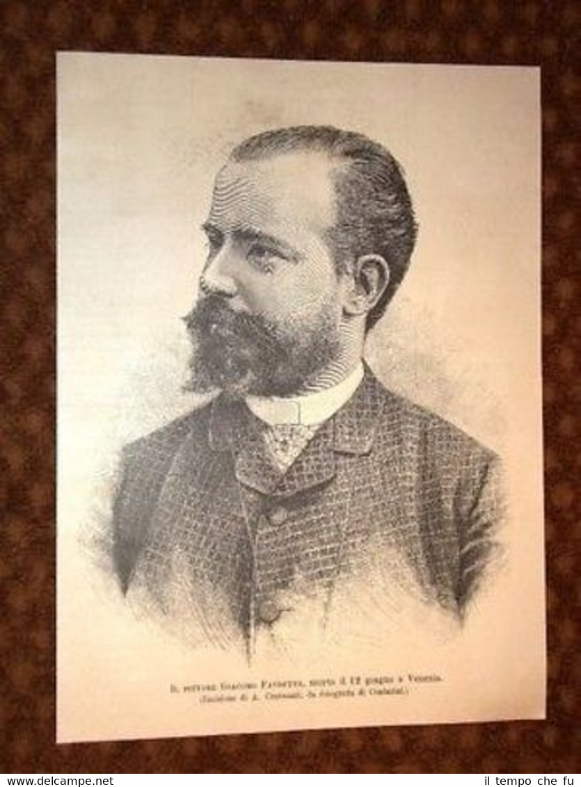 Pittore Giacomo Favretto di Venezia