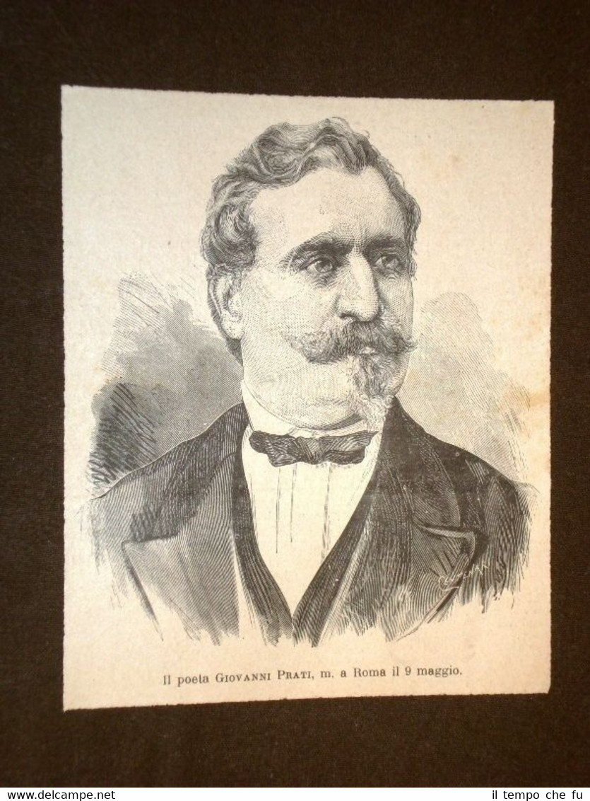 Poeta e Politico Giovanni Prati di Lomaso