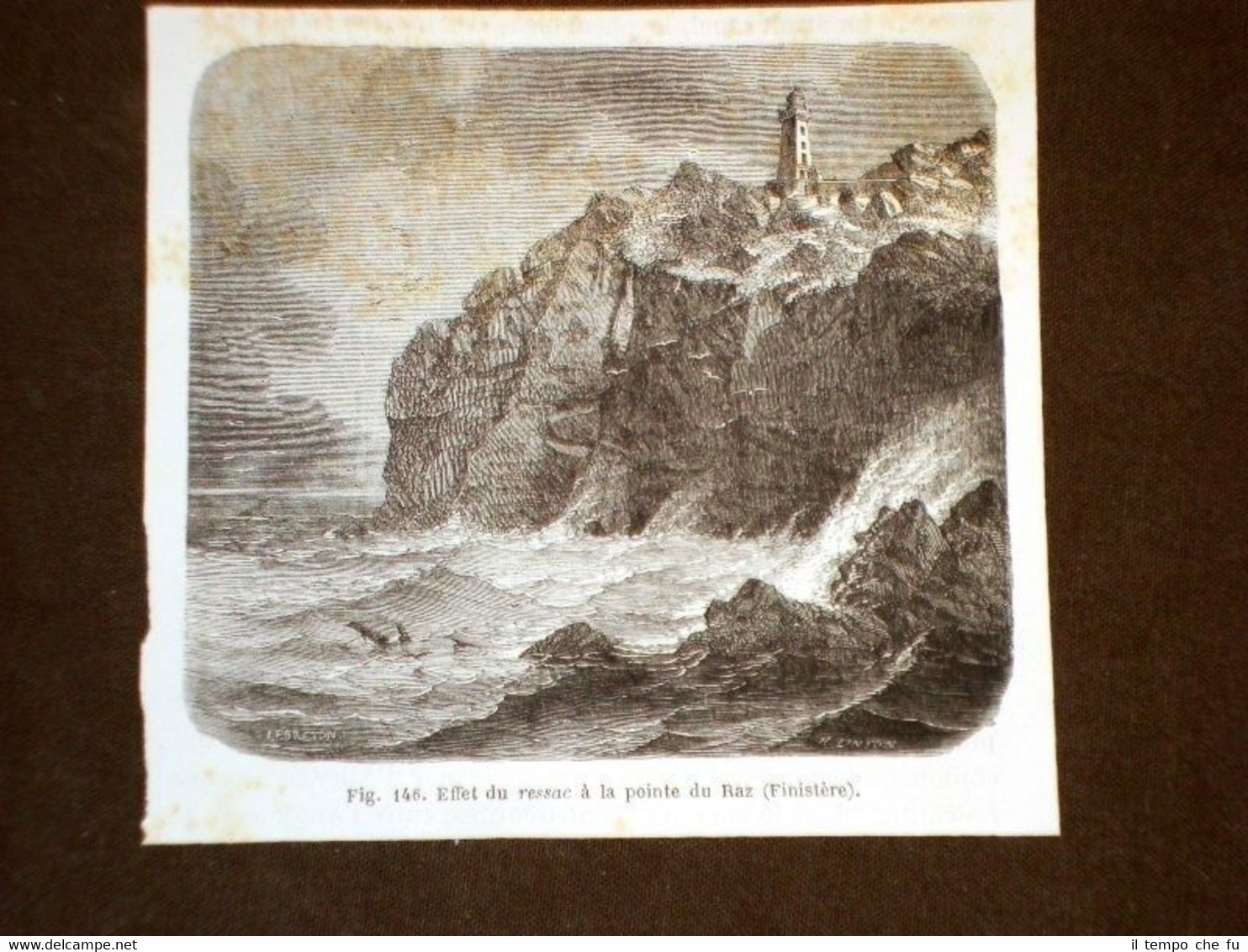 Pointe du Raz en 1864 Finistère