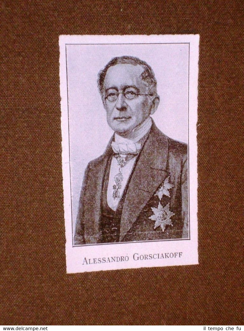 Politico di Russia Aleksandr Michajlovi? Gor?akov