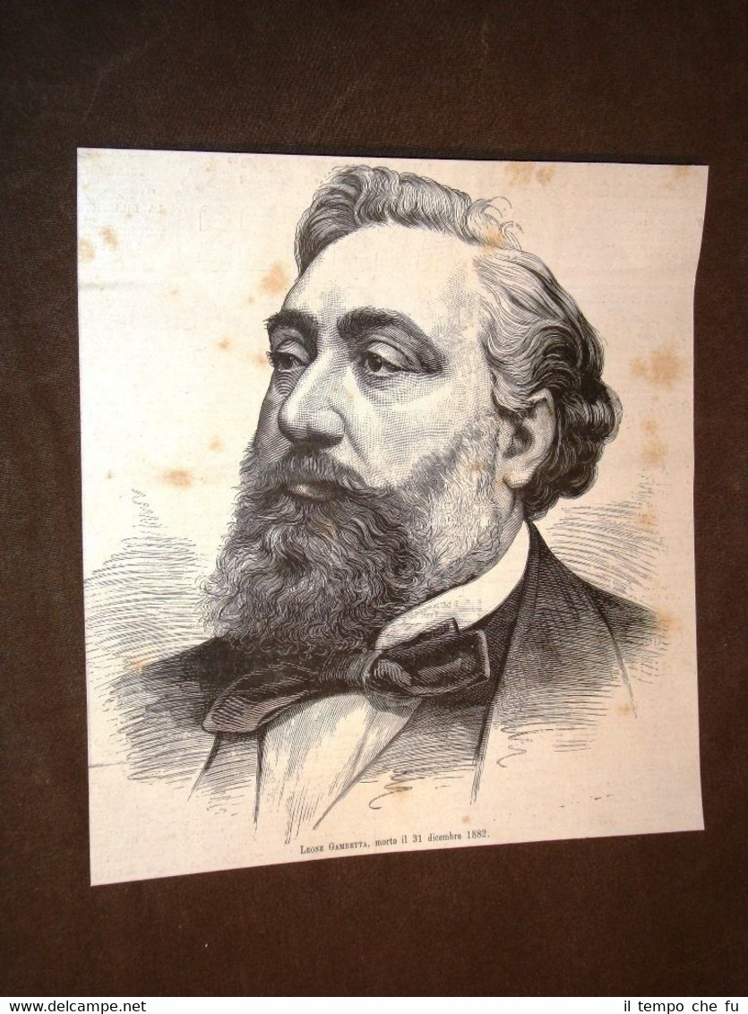 Politico Léon Gambetta Cahors, 2 aprile 1838 – Ville-d'Avray, 31 …