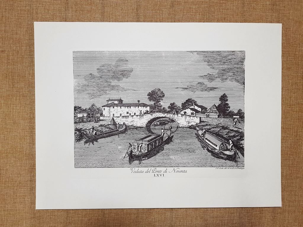 Ponte di Noventa Anno 1750 Gianfr. Costa Delle delicie del …