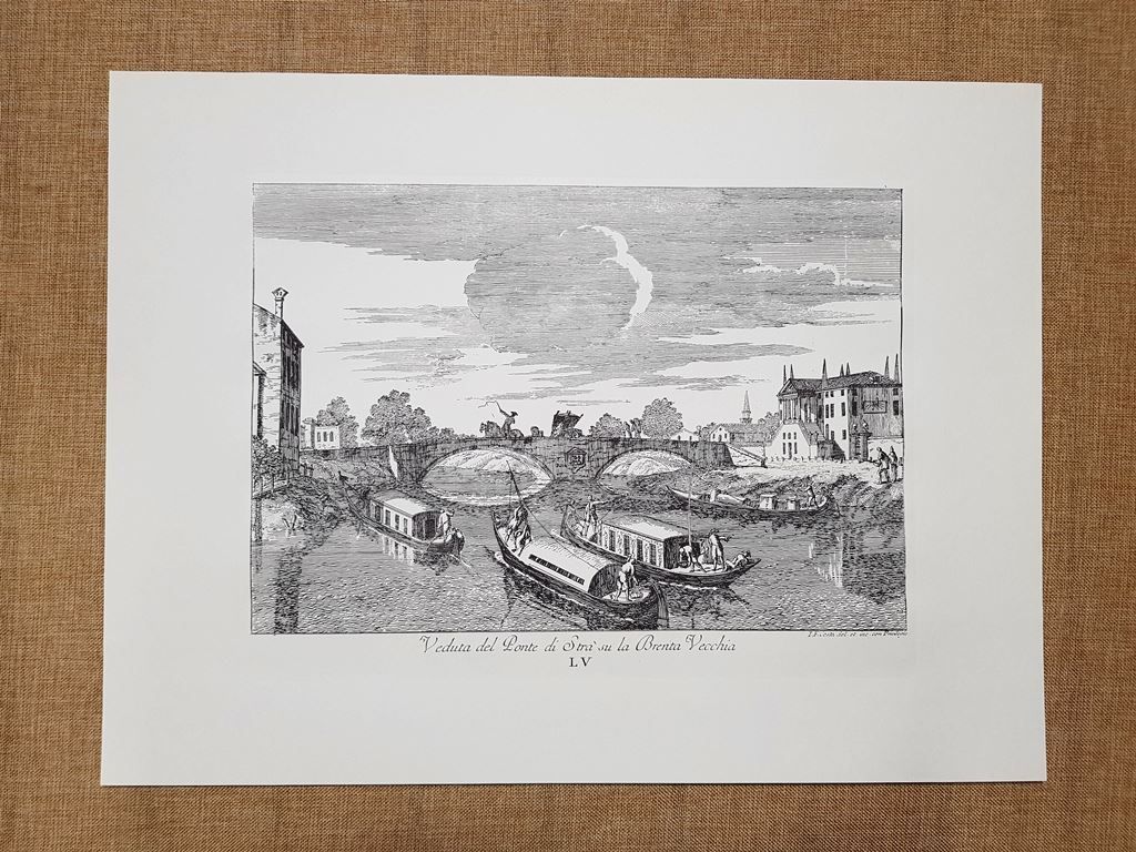 Ponte di Strà Anno 1750 Gianf. Costa Delle delicie del …