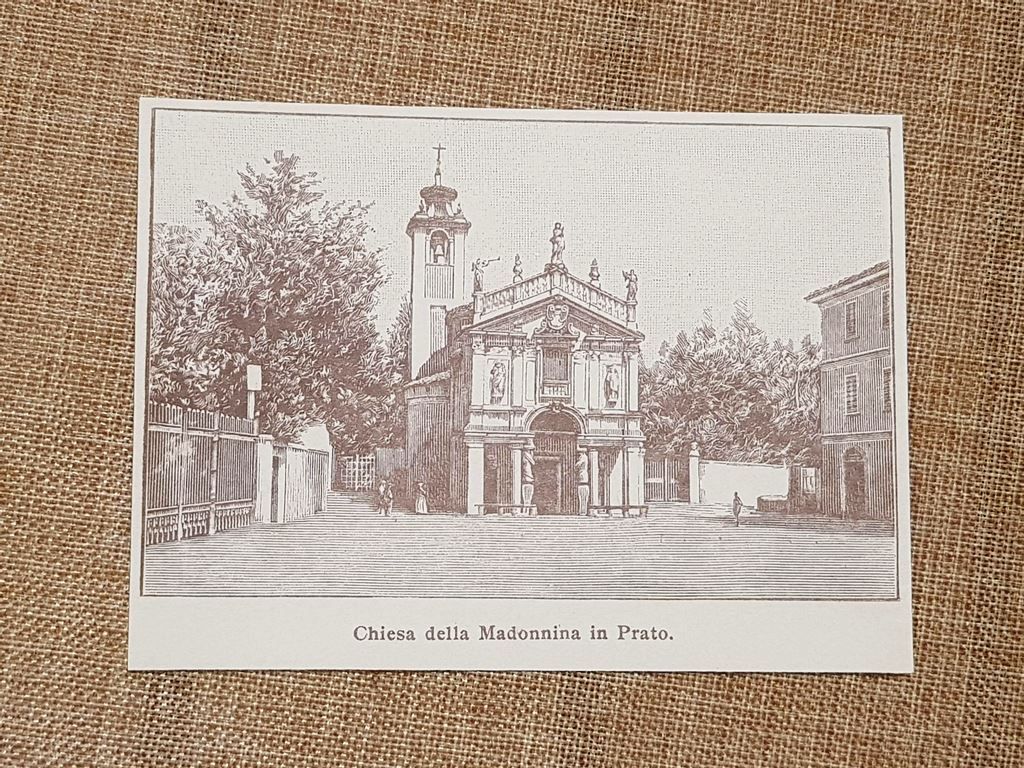 Prato nell'800 Chiesa della Madonnina Toscana