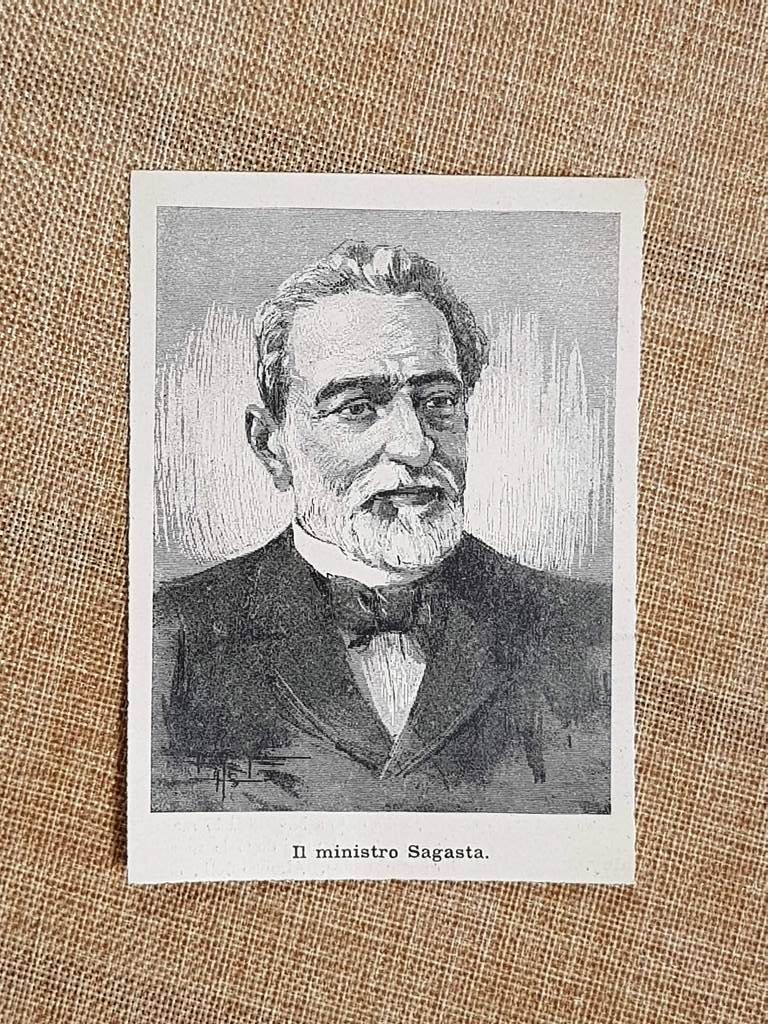 Praxedes Mateo Sagasta Torrecilla en Cameros, 1825 – Madrid, 1903 …