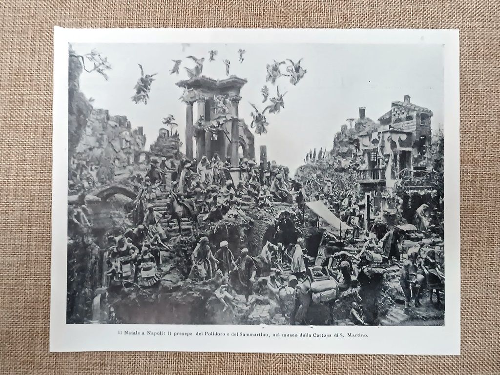 Presepe del Polidoro e del Sammartino a Napoli nel 1906, …