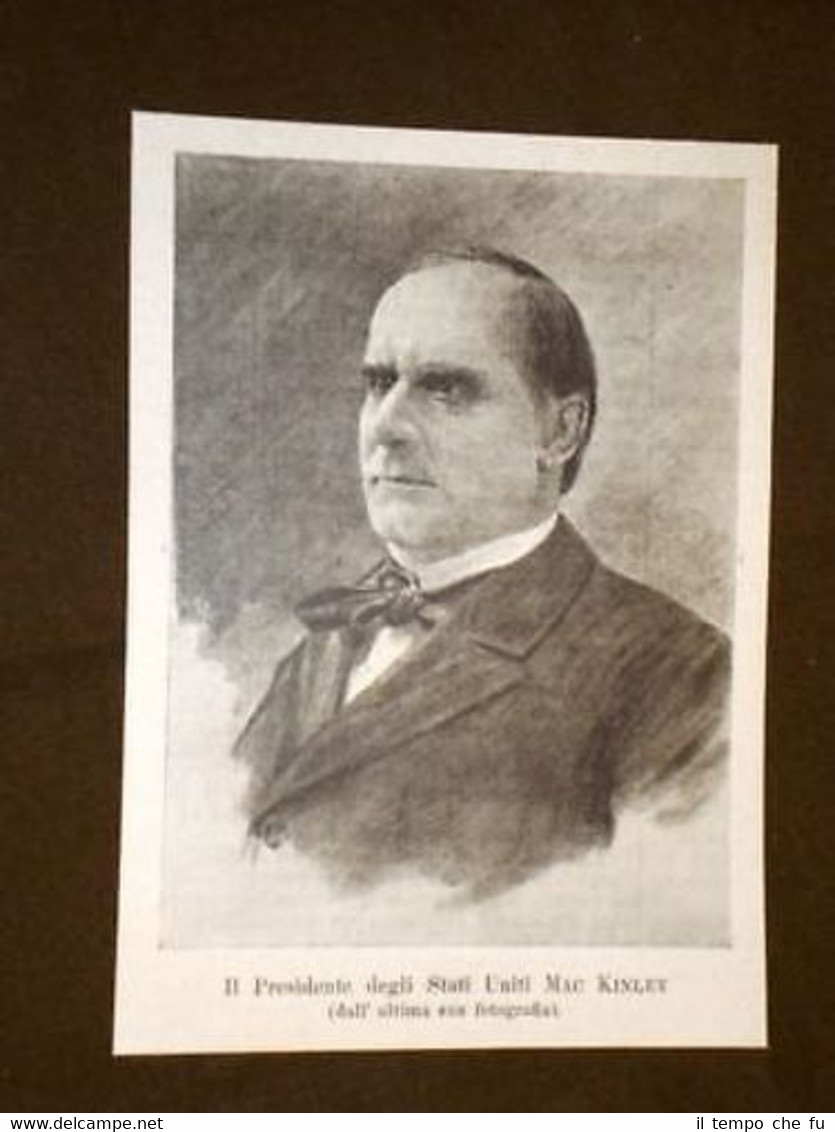 Presidente degli Stati Uniti d'America William McKinley di Niles