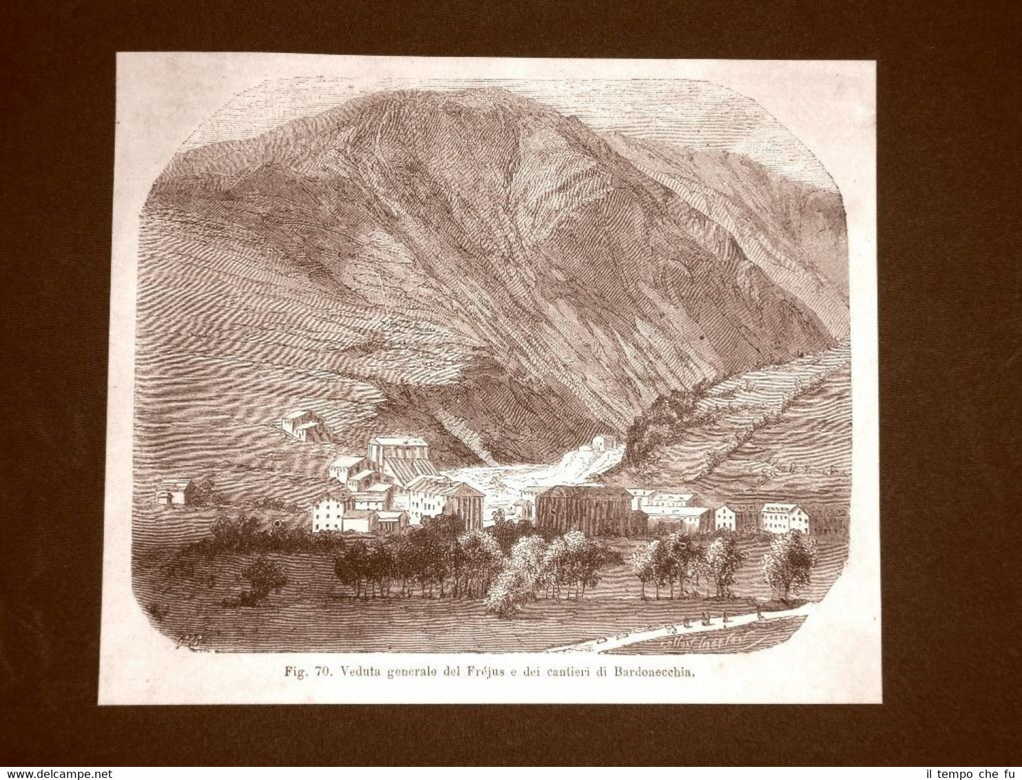 Presso il Fréjus nel 1875 I cantieri di Bardonecchia per …