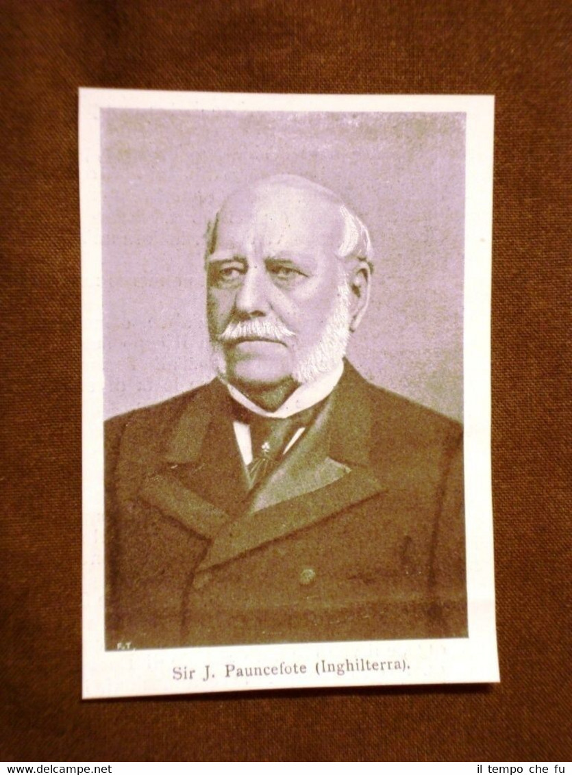 Prima conferenza dell'Aia del 1899 Delegato Convenzione Inghilterra J.Pauncefote