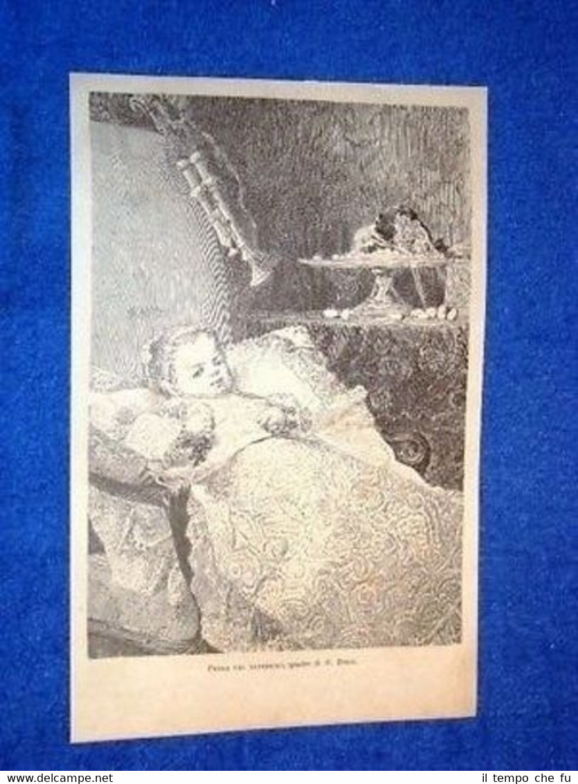 Prima del Battesimo Quadro di G. Brion