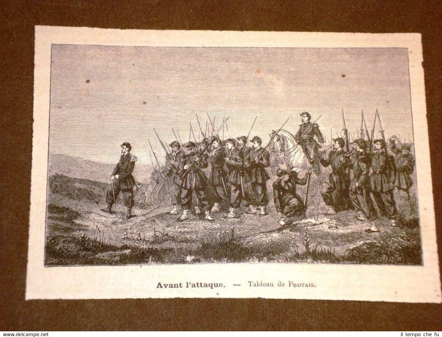 Prima dell'attacco Quadro di Protais del 1887