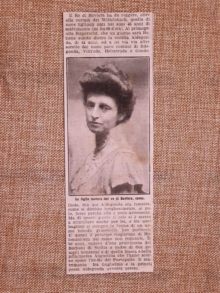 Principessa Adelgonda Baviera nel 1914 Monaco di Baviera 1870 - …