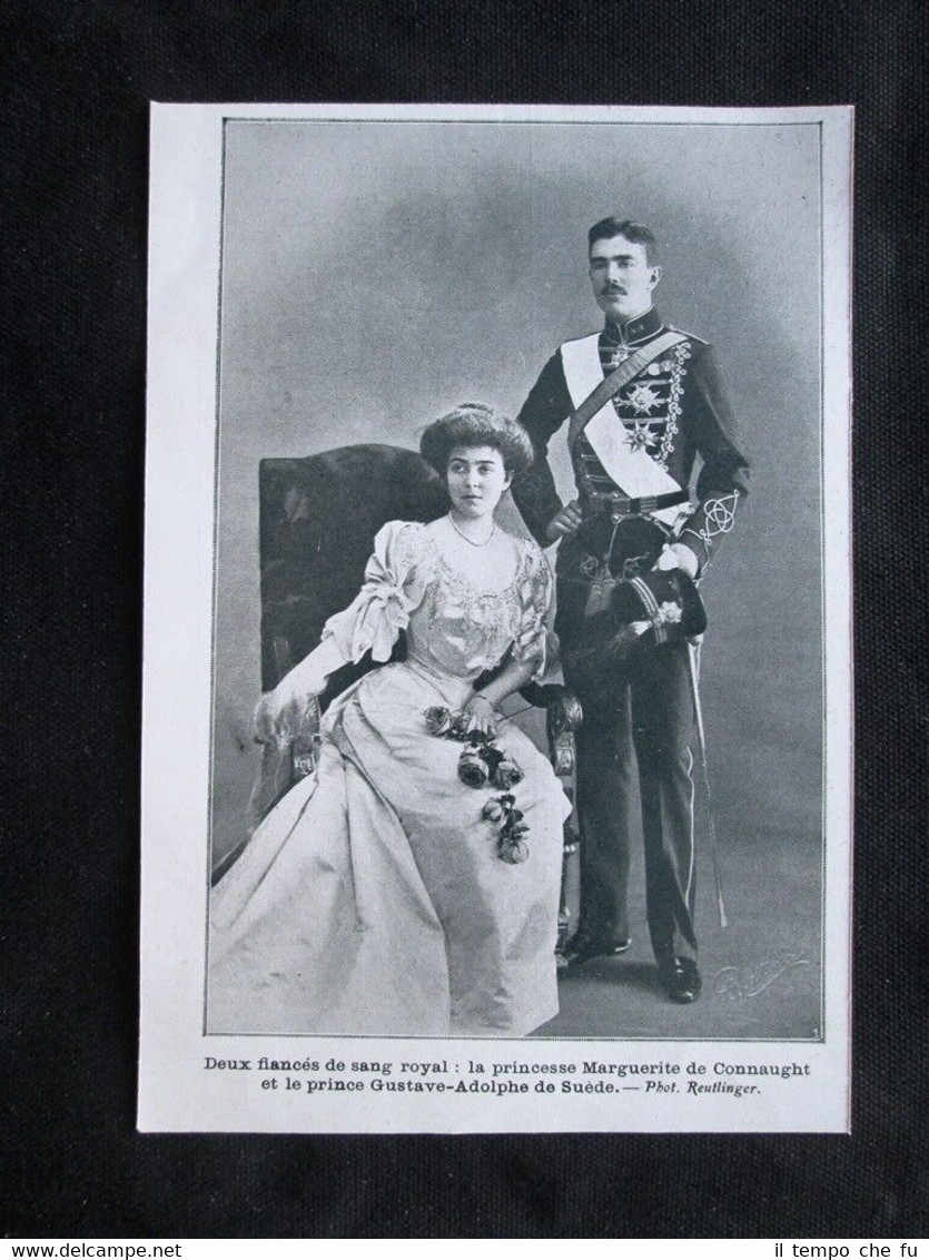 Principessa Margherita di Connaught e Principe Gustavo-Adolfo di Svezia nel …