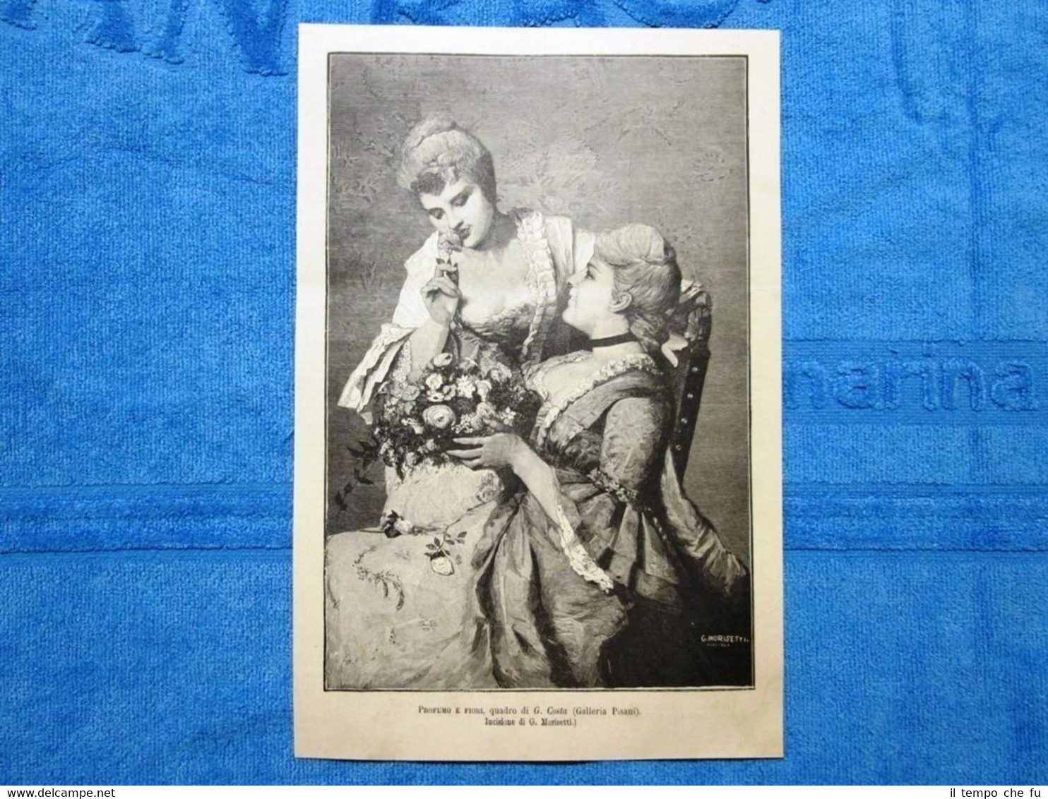 Profumi e fiori, quadro di G. Costa