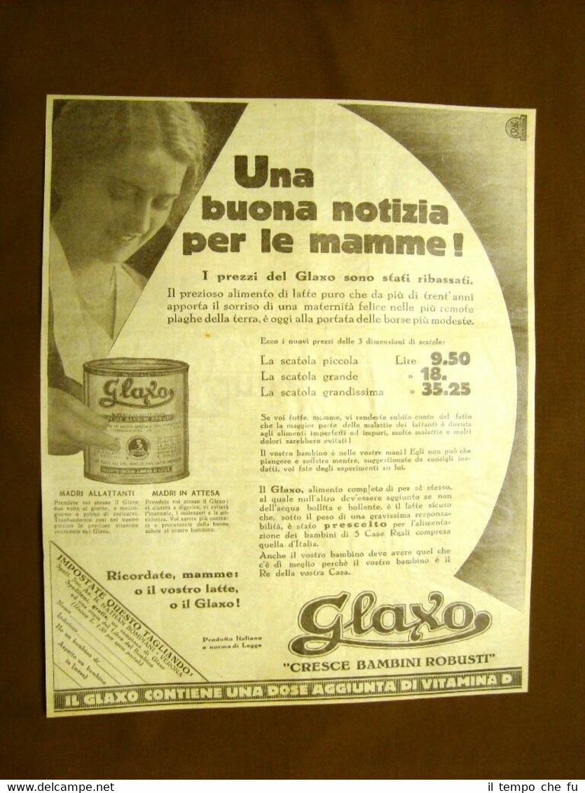 Pubblicità dei primi del '900 Alimento di latte per bambini …