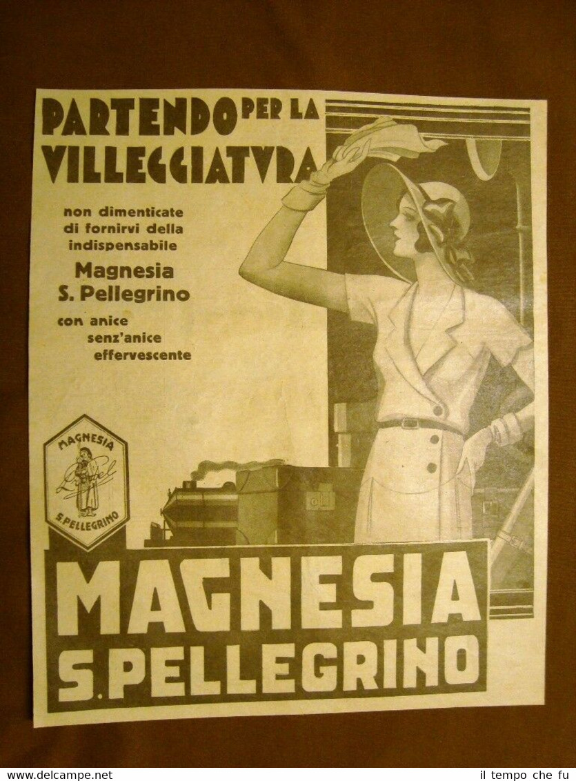 Pubblicità dei primi del '900 Magnesia San Pellegrino Per la …