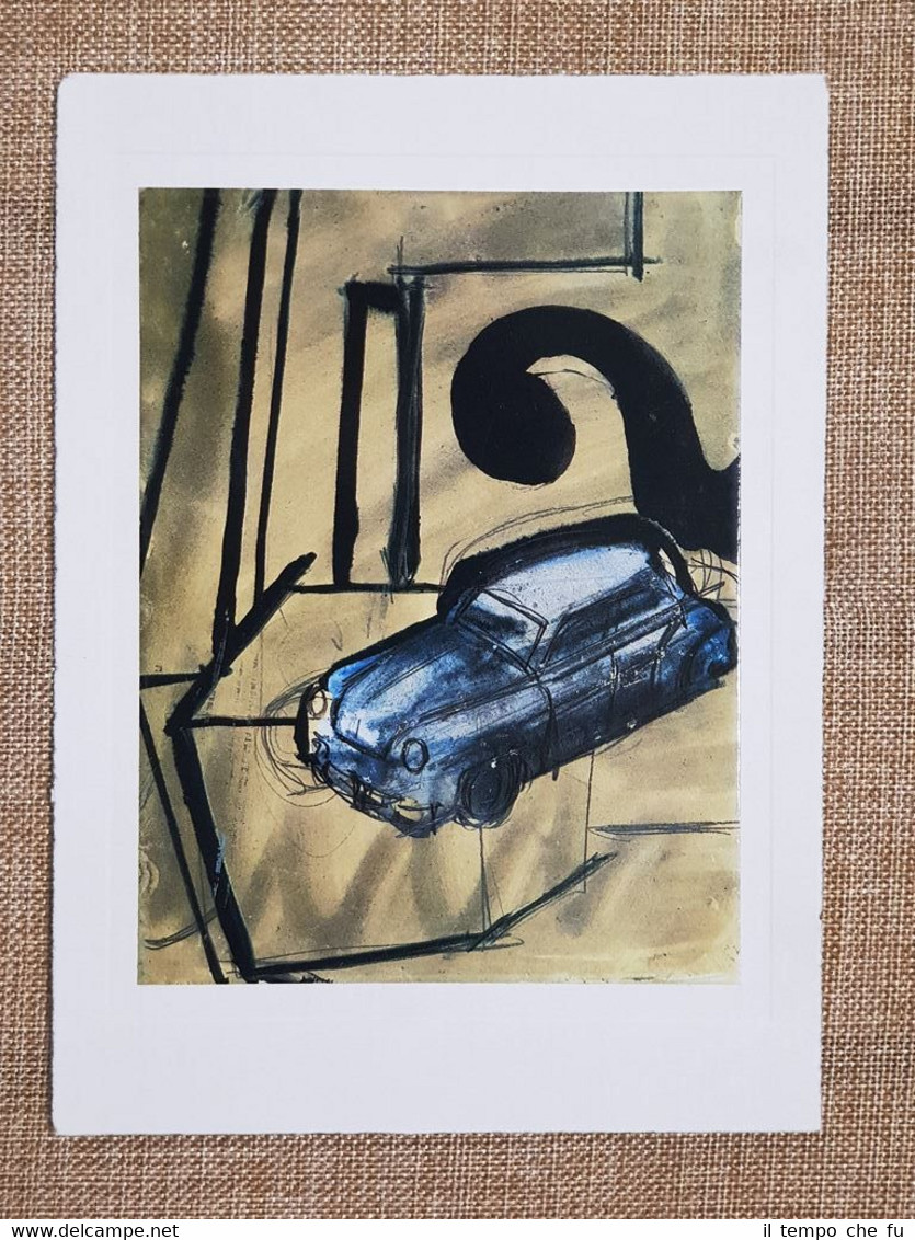 Pubblicità FIAT Bozzetto o Disegno di Mario Sironi N. 15 …