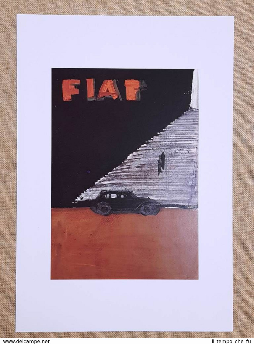 Pubblicità FIAT Bozzetto o Disegno di Mario Sironi N. 22 …