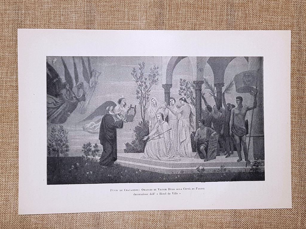 Puvis de Chavannes Omaggio Victor Hugo Parigi 1894 Hotel de …