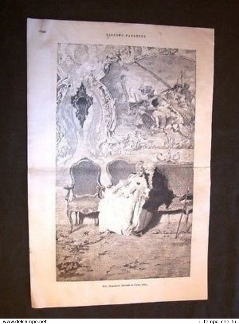 Quadri Giacomo Favretto Soli + Susanna e i due vecchi