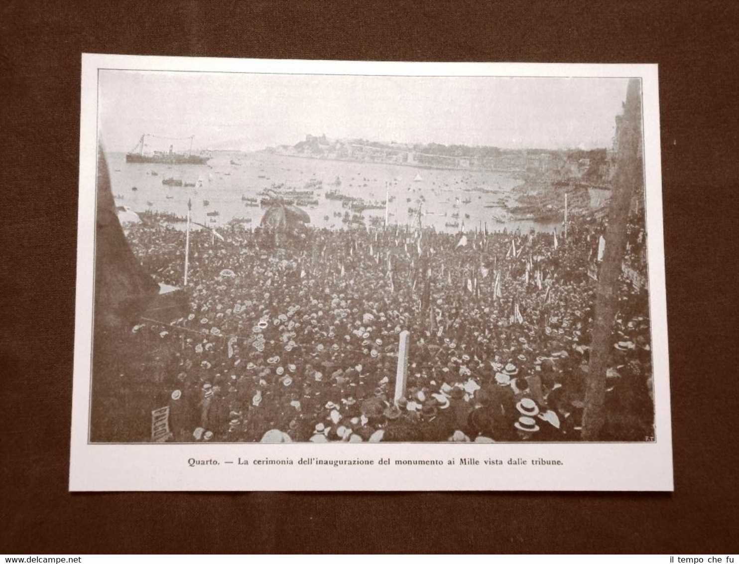 Quarto nel 1915 Inaugurazione del monumento ai Mille Cerimonia dalla …