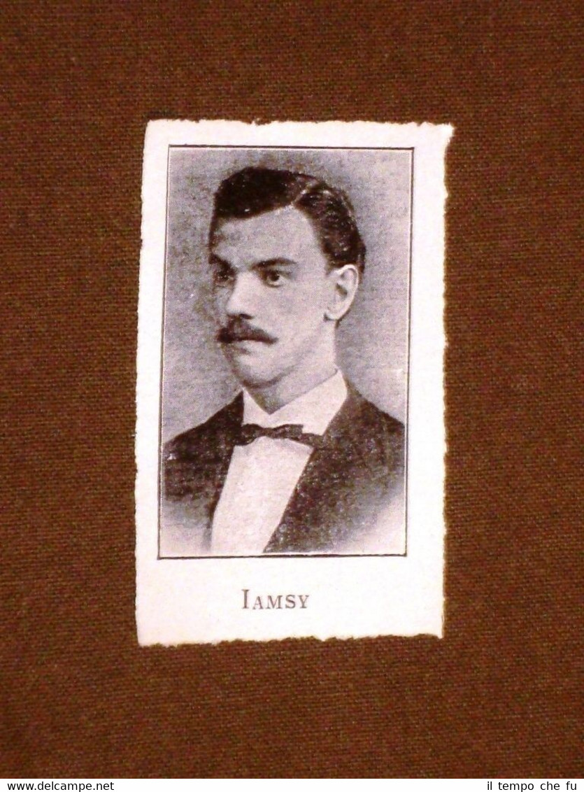 Rara stampa dei primi del 1900 Patriota Iamsy