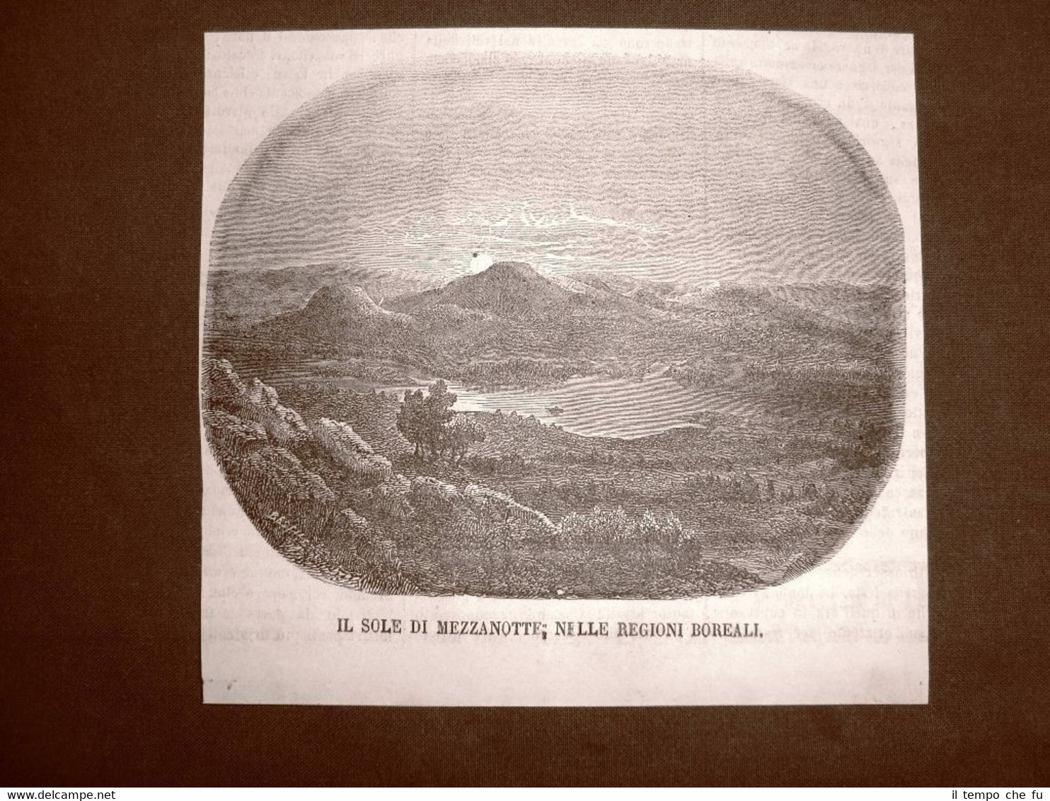 Rara veduta delle Regioni Boreali del 1866 Il sole di …