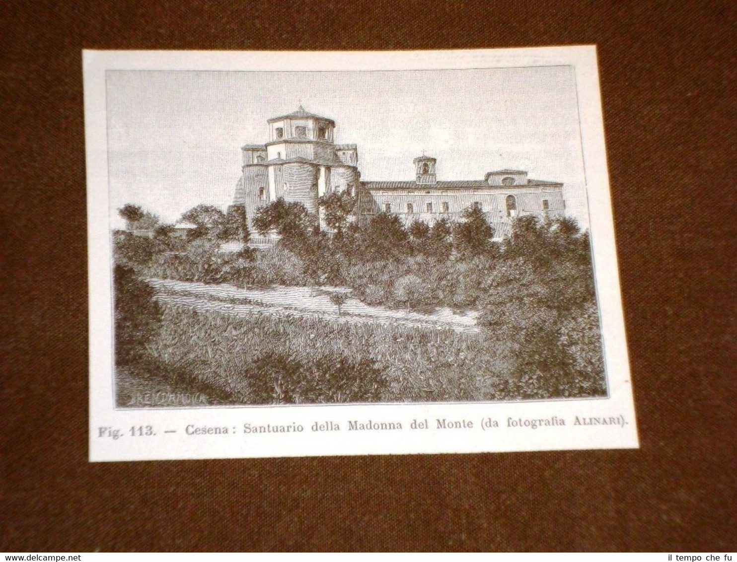 Rara veduta di Cesena di fine '800 Santuario della Madonna …