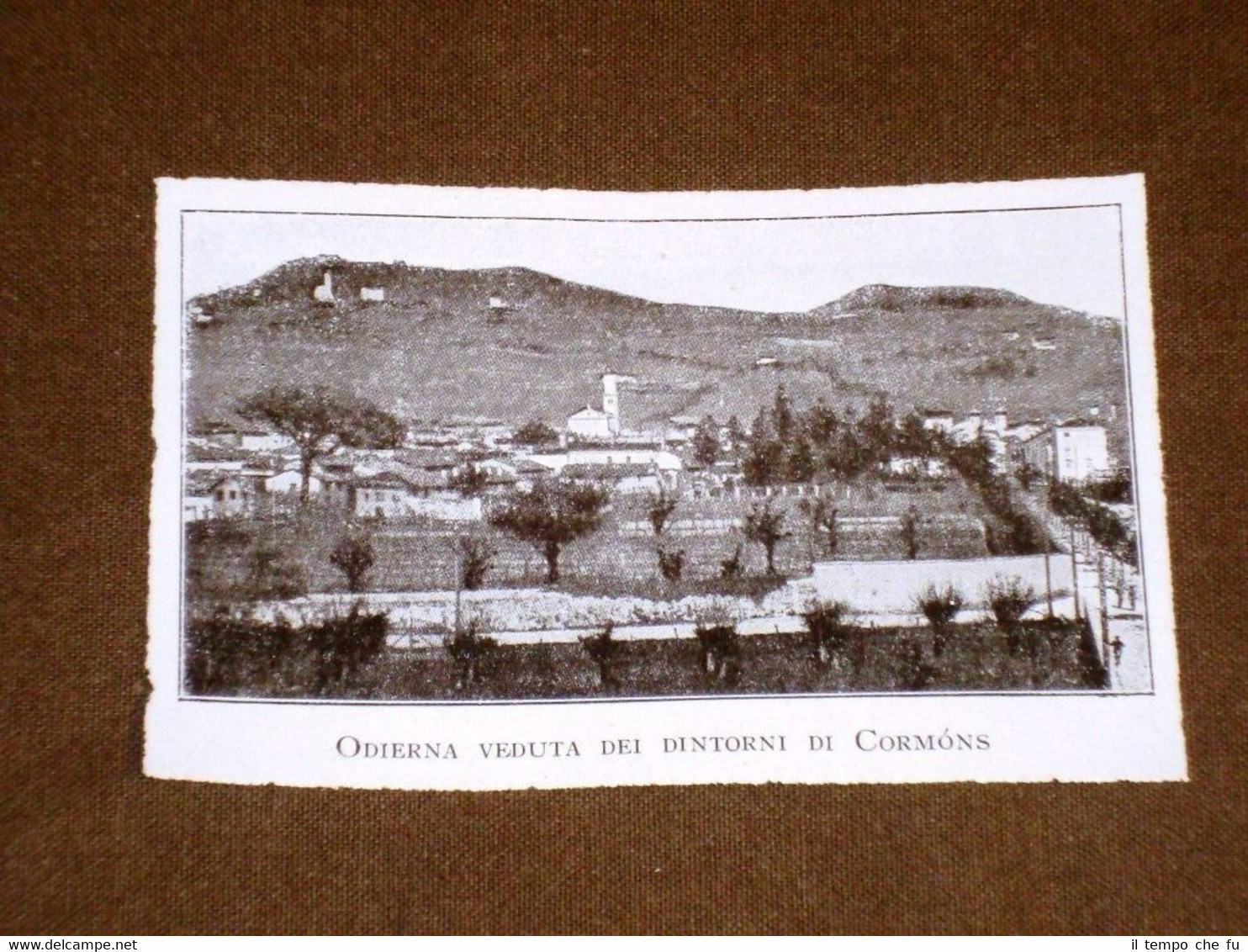 Rara veduta di Cormons nel 1915 Gorizia - Friuli Venezia …