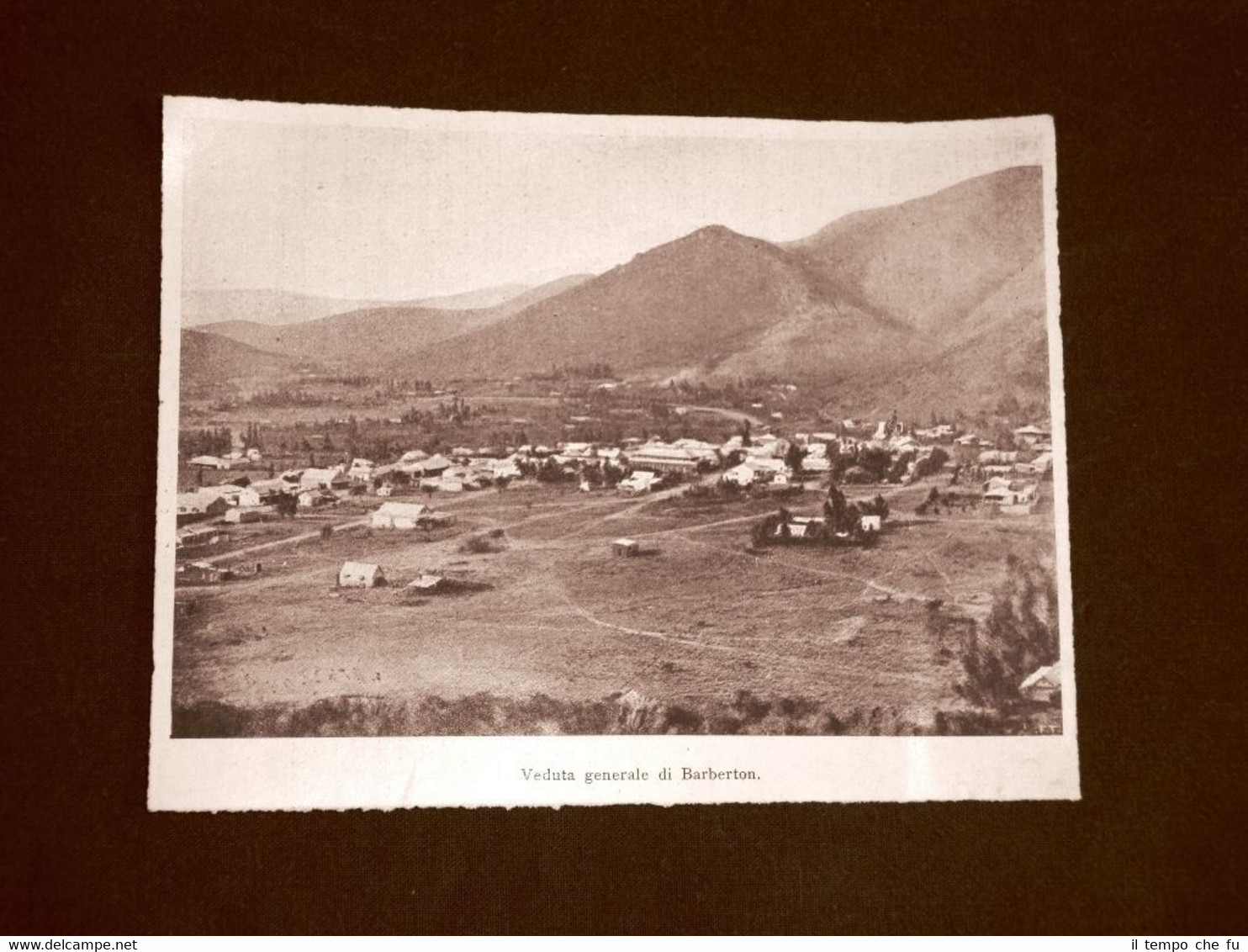 Rare vedute dell'Africa del sud nel 1899 Veduta generale di …