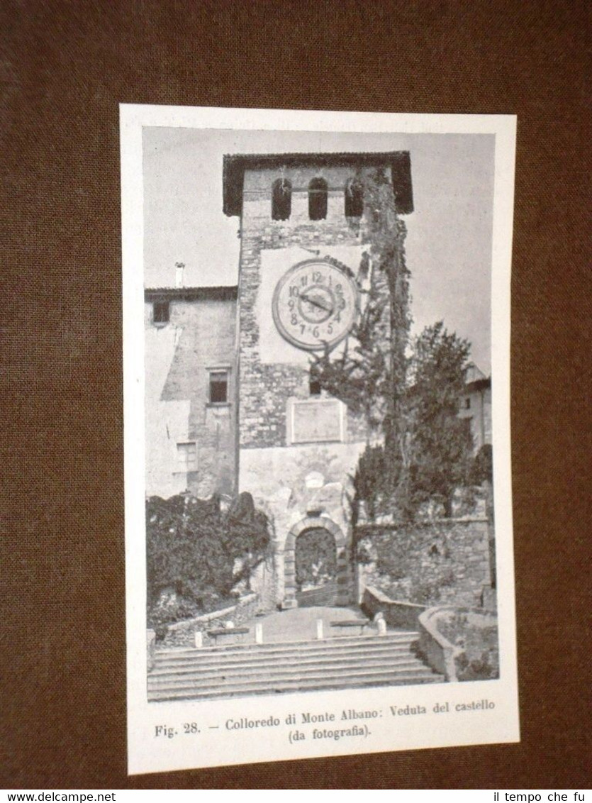Rarissima veduta di fine '800 Colloredo di Monte Albano - …