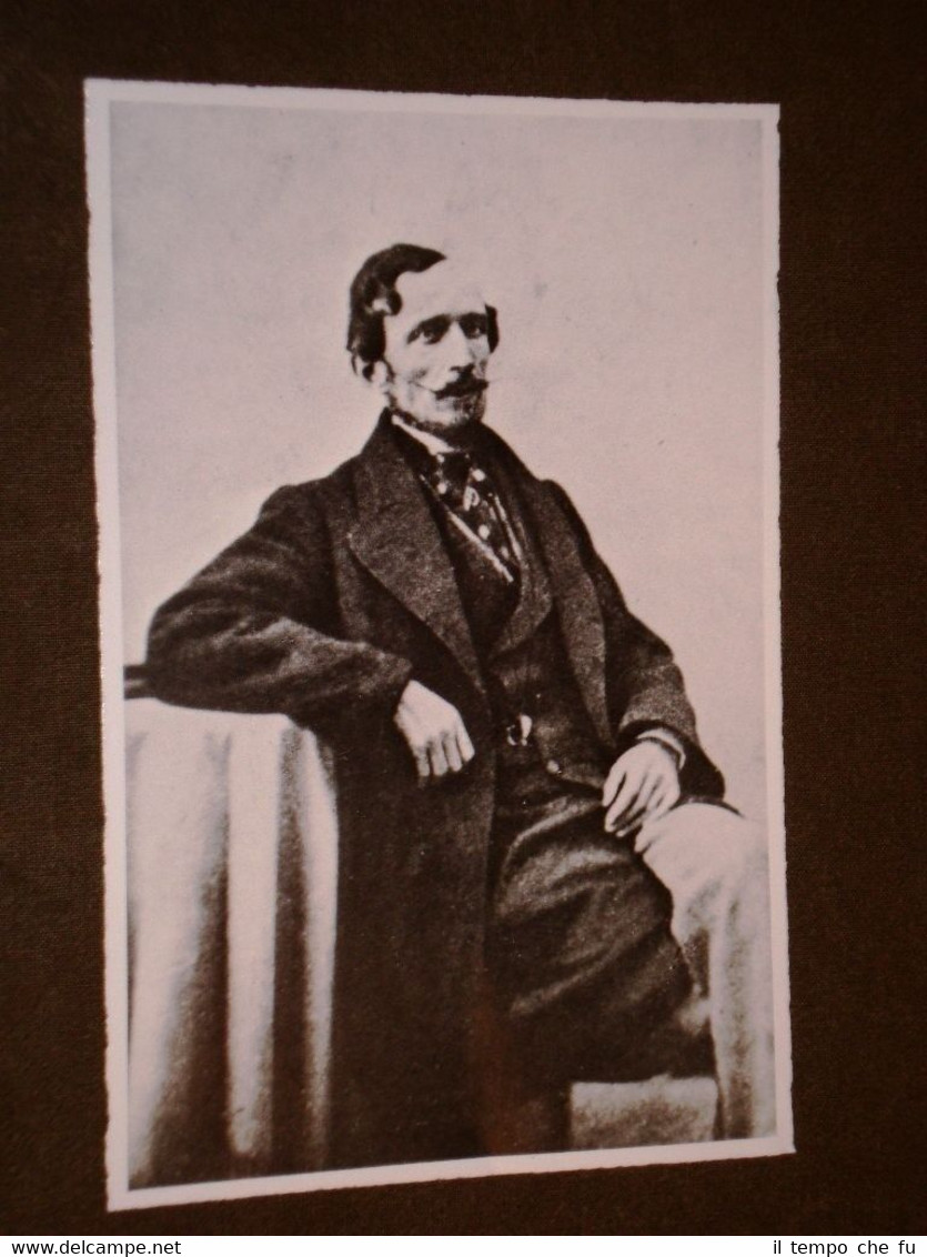 Rarissimo ritratto di Bettino Ricasoli nel 1860